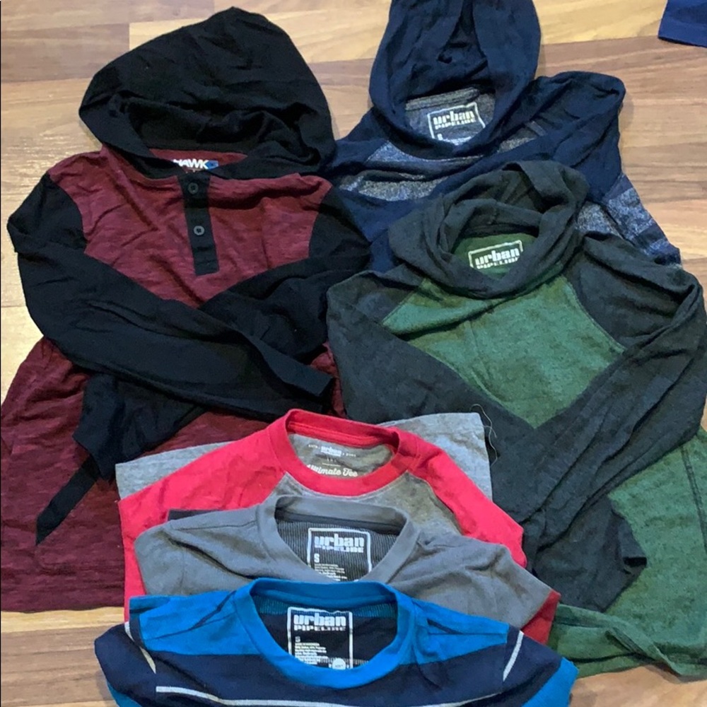 Boys long sleeve lot size S